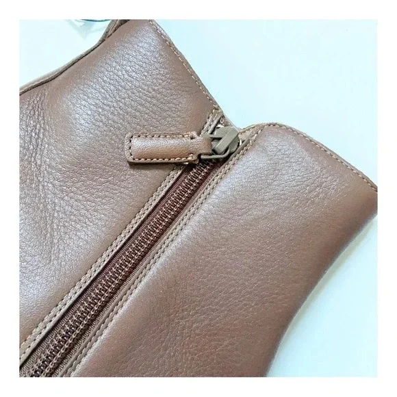 NEW Cole Haan River Waterproof Pebbled Leather Booties size 10 - Picture 7 of 13